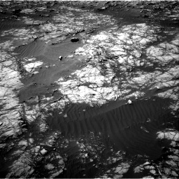 Nasa's Mars rover Curiosity acquired this image using its Right Navigation Camera on Sol 1398, at drive 1618, site number 55