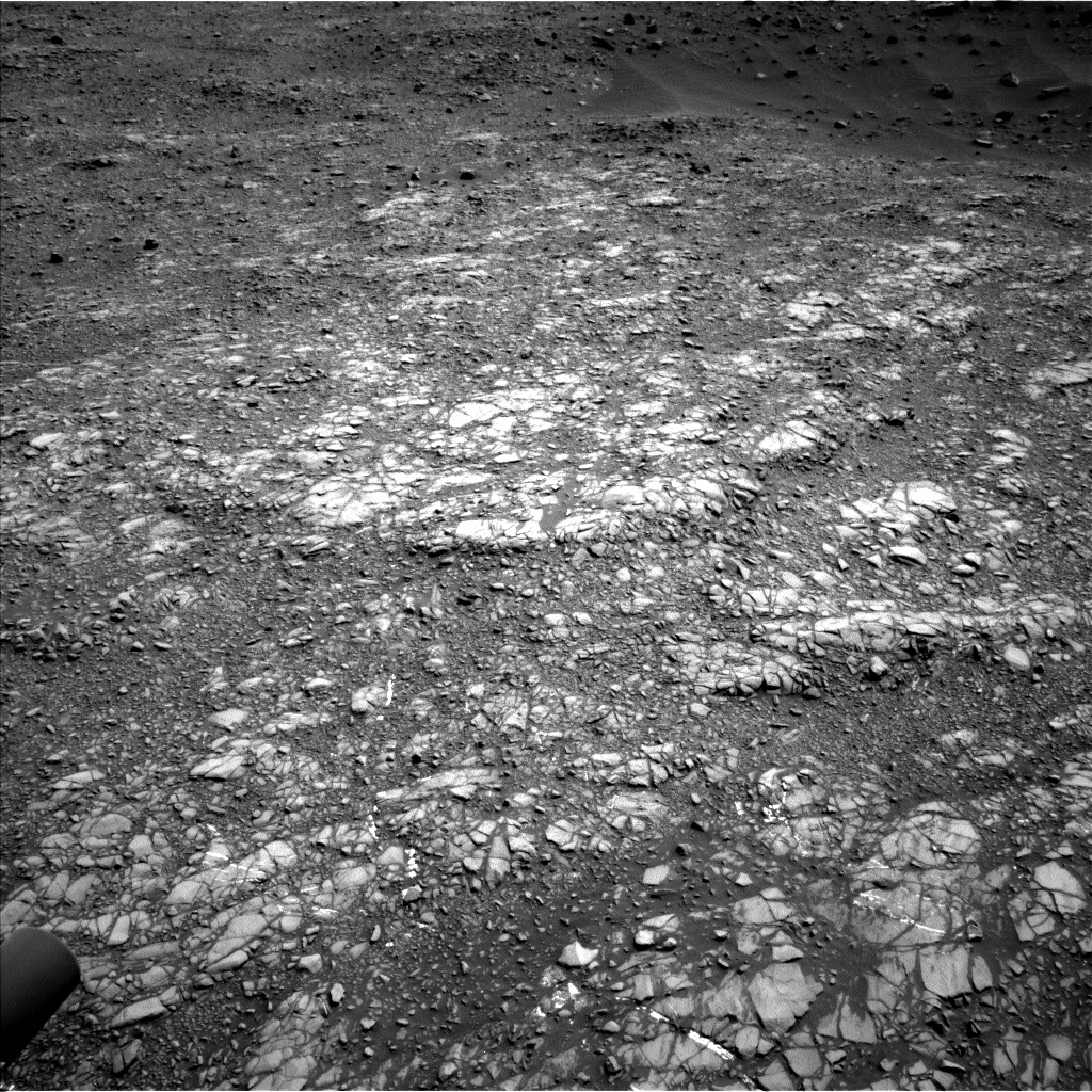 Nasa's Mars rover Curiosity acquired this image using its Left Navigation Camera on Sol 1399, at drive 2068, site number 55