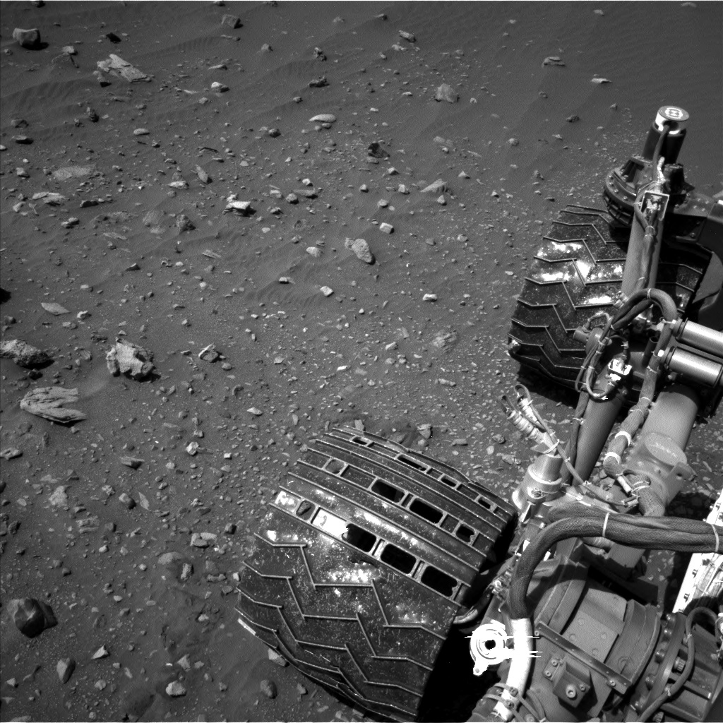 Nasa's Mars rover Curiosity acquired this image using its Left Navigation Camera on Sol 1400, at drive 2222, site number 55