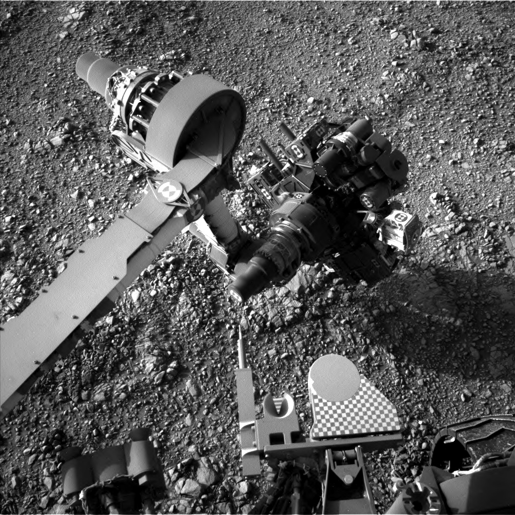 Nasa's Mars rover Curiosity acquired this image using its Left Navigation Camera on Sol 1403, at drive 2444, site number 55