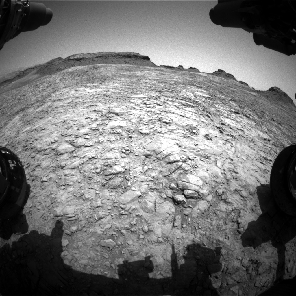 Nasa's Mars rover Curiosity acquired this image using its Front Hazard Avoidance Camera (Front Hazcam) on Sol 1413, at drive 774, site number 56