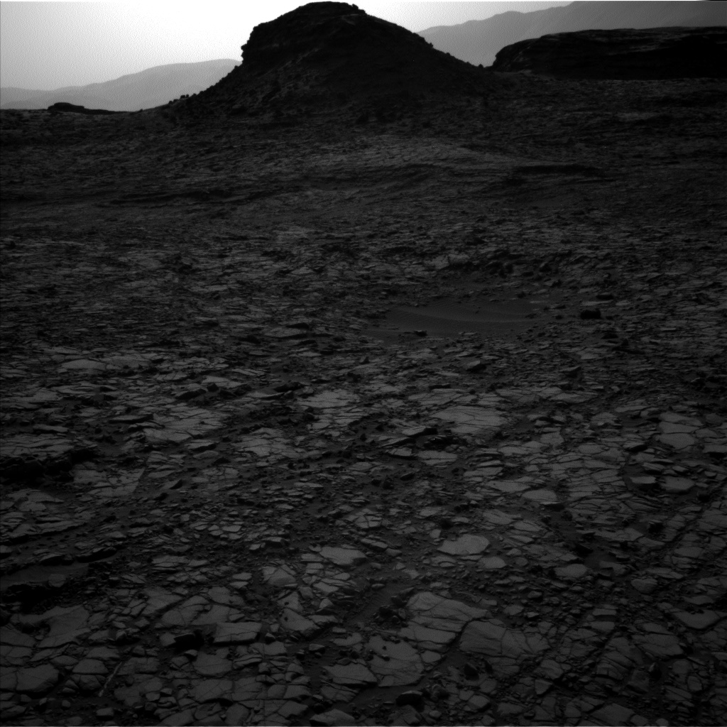 Nasa's Mars rover Curiosity acquired this image using its Left Navigation Camera on Sol 1414, at drive 1122, site number 56