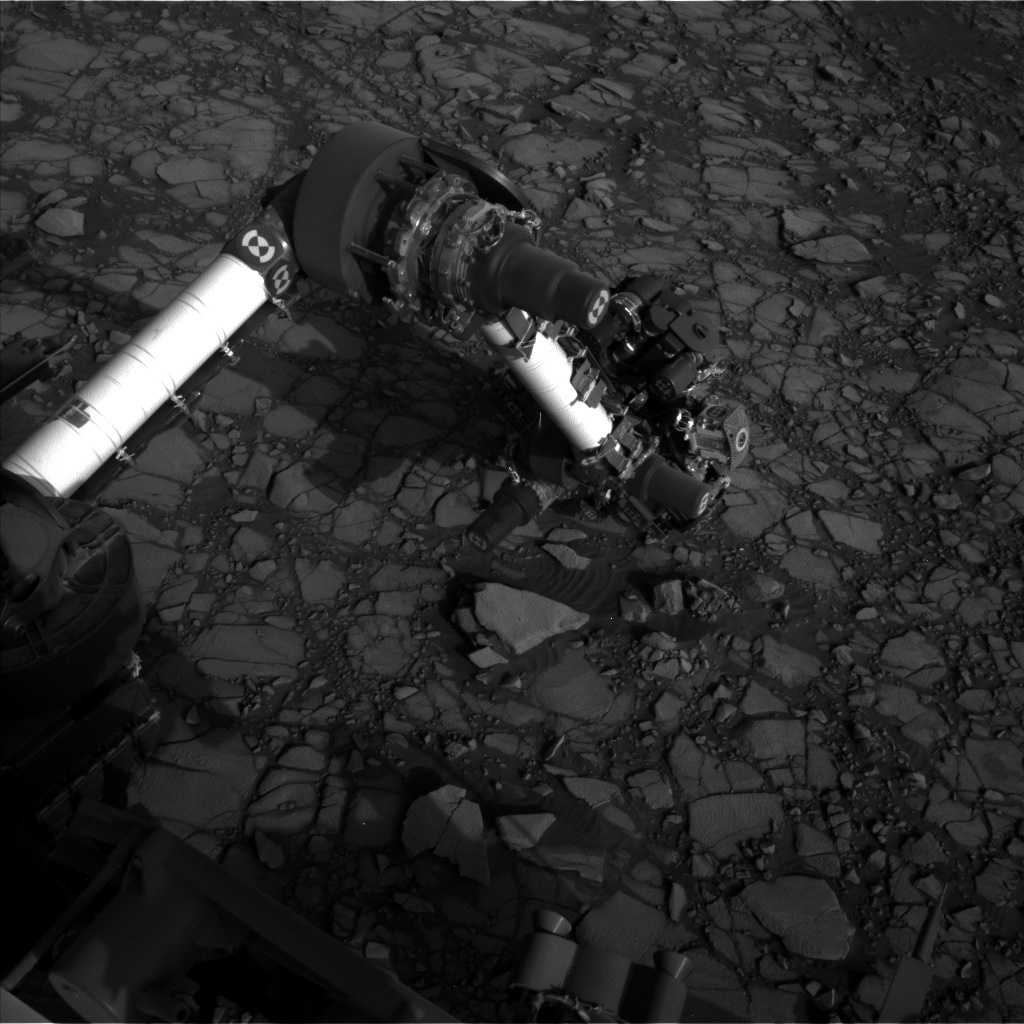 Nasa's Mars rover Curiosity acquired this image using its Left Navigation Camera on Sol 1416, at drive 1122, site number 56