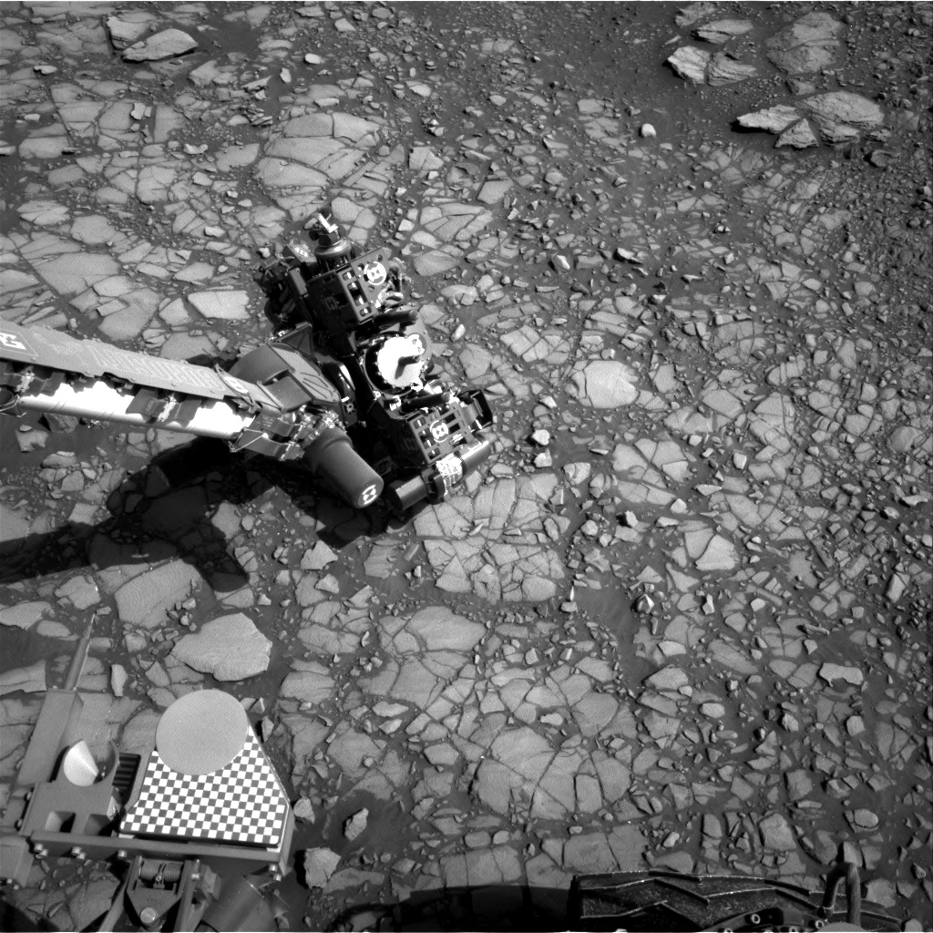 Nasa's Mars rover Curiosity acquired this image using its Right Navigation Camera on Sol 1416, at drive 1122, site number 56