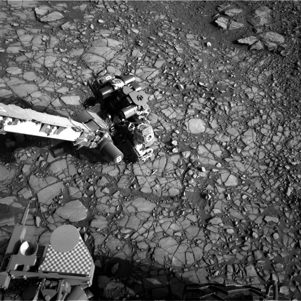 Nasa's Mars rover Curiosity acquired this image using its Right Navigation Camera on Sol 1416, at drive 1122, site number 56