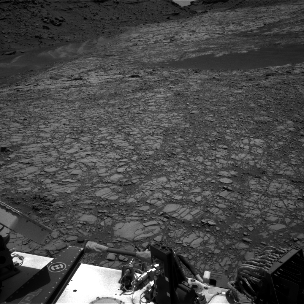 Nasa's Mars rover Curiosity acquired this image using its Left Navigation Camera on Sol 1417, at drive 1194, site number 56