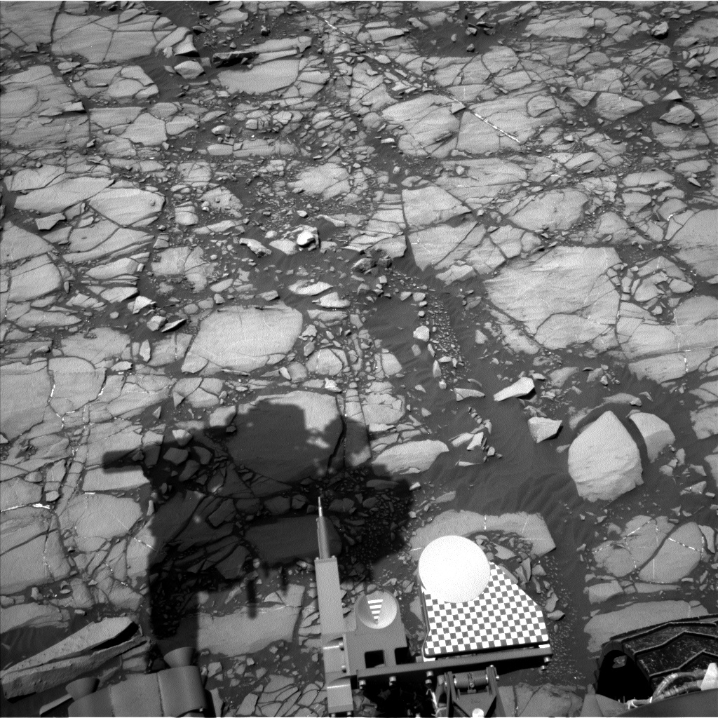 Nasa's Mars rover Curiosity acquired this image using its Left Navigation Camera on Sol 1417, at drive 1236, site number 56