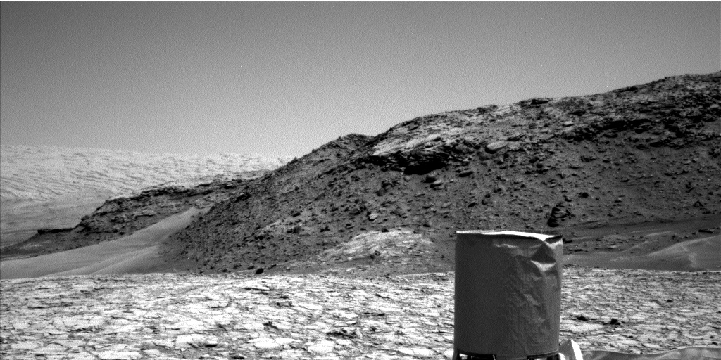 Nasa's Mars rover Curiosity acquired this image using its Left Navigation Camera on Sol 1417, at drive 1236, site number 56