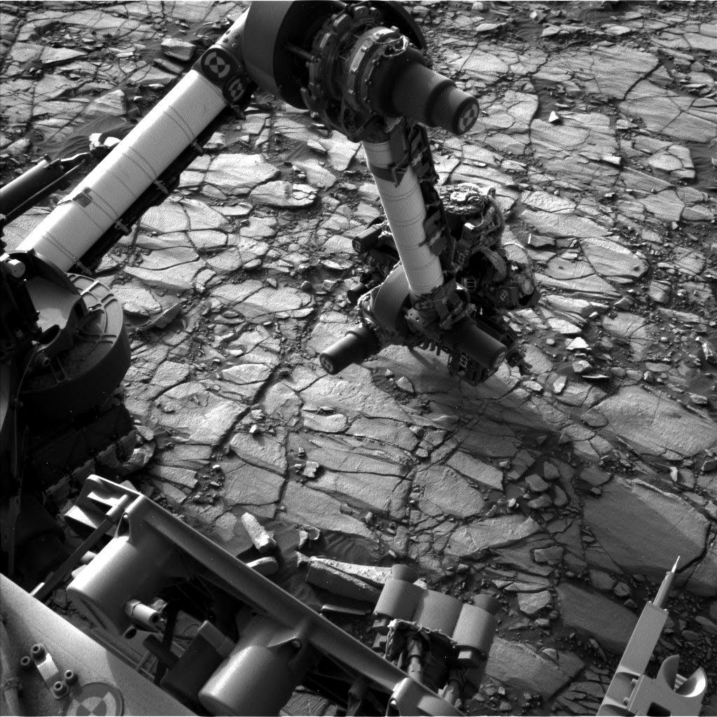 Nasa's Mars rover Curiosity acquired this image using its Left Navigation Camera on Sol 1418, at drive 1236, site number 56