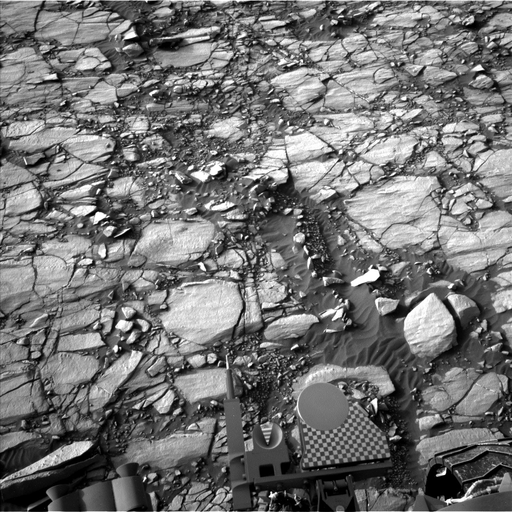 Nasa's Mars rover Curiosity acquired this image using its Left Navigation Camera on Sol 1418, at drive 1236, site number 56