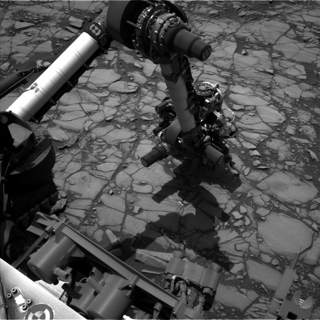 Nasa's Mars rover Curiosity acquired this image using its Left Navigation Camera on Sol 1420, at drive 1236, site number 56