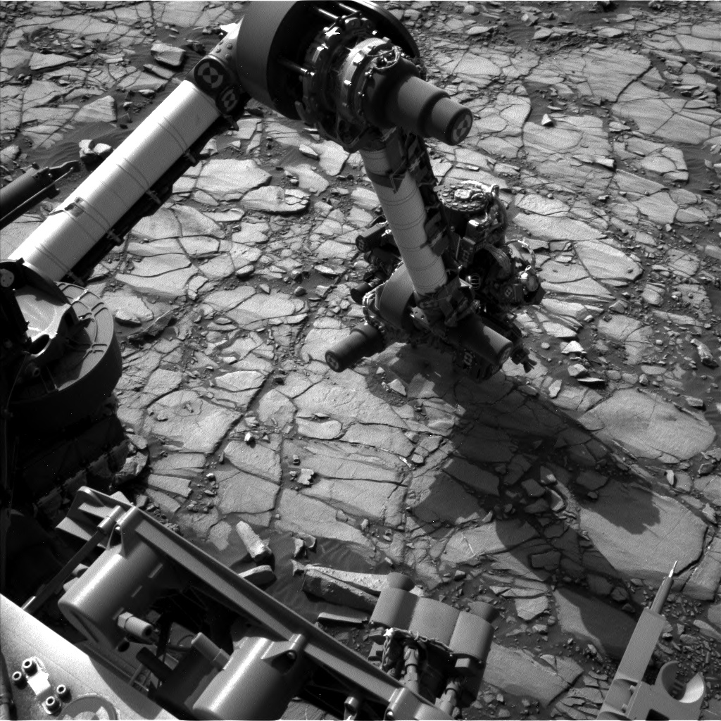 Nasa's Mars rover Curiosity acquired this image using its Left Navigation Camera on Sol 1422, at drive 1236, site number 56