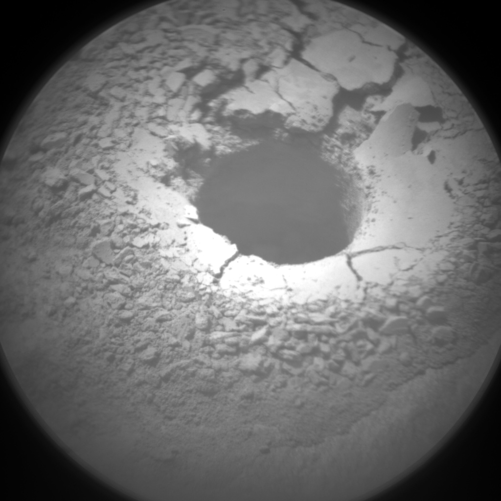Nasa's Mars rover Curiosity acquired this image using its Chemistry & Camera (ChemCam) on Sol 1423, at drive 1236, site number 56