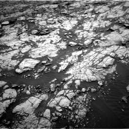 Nasa's Mars rover Curiosity acquired this image using its Left Navigation Camera on Sol 1428, at drive 1548, site number 56