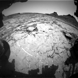 Nasa's Mars rover Curiosity acquired this image using its Front Hazard Avoidance Camera (Front Hazcam) on Sol 1431, at drive 1944, site number 56