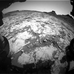 Nasa's Mars rover Curiosity acquired this image using its Front Hazard Avoidance Camera (Front Hazcam) on Sol 1431, at drive 1968, site number 56