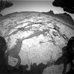 Nasa's Mars rover Curiosity acquired this image using its Front Hazard Avoidance Camera (Front Hazcam) on Sol 1431, at drive 1956, site number 56