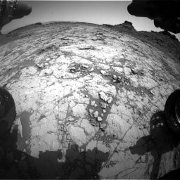 Nasa's Mars rover Curiosity acquired this image using its Front Hazard Avoidance Camera (Front Hazcam) on Sol 1431, at drive 1980, site number 56