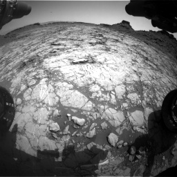 Nasa's Mars rover Curiosity acquired this image using its Front Hazard Avoidance Camera (Front Hazcam) on Sol 1431, at drive 1986, site number 56