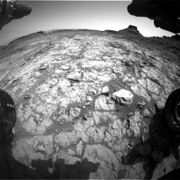 Nasa's Mars rover Curiosity acquired this image using its Front Hazard Avoidance Camera (Front Hazcam) on Sol 1431, at drive 2022, site number 56