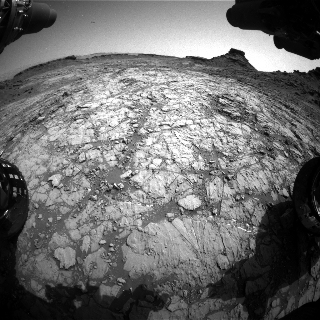 Nasa's Mars rover Curiosity acquired this image using its Front Hazard Avoidance Camera (Front Hazcam) on Sol 1431, at drive 2034, site number 56