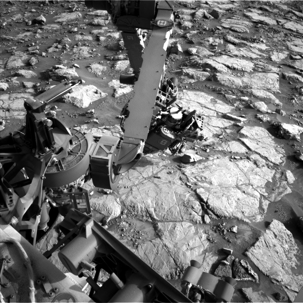 Nasa's Mars rover Curiosity acquired this image using its Left Navigation Camera on Sol 1436, at drive 462, site number 57