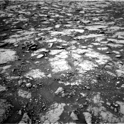 Nasa's Mars rover Curiosity acquired this image using its Left Navigation Camera on Sol 1438, at drive 504, site number 57