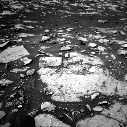 Nasa's Mars rover Curiosity acquired this image using its Left Navigation Camera on Sol 1438, at drive 570, site number 57