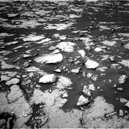 Nasa's Mars rover Curiosity acquired this image using its Left Navigation Camera on Sol 1438, at drive 594, site number 57