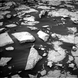Nasa's Mars rover Curiosity acquired this image using its Left Navigation Camera on Sol 1438, at drive 672, site number 57