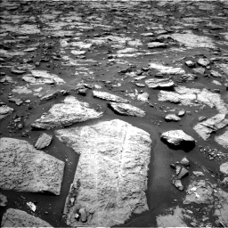 Nasa's Mars rover Curiosity acquired this image using its Left Navigation Camera on Sol 1438, at drive 732, site number 57