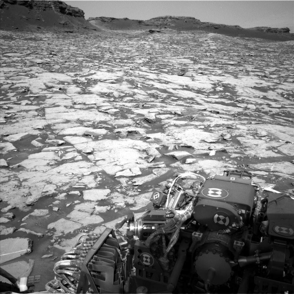 Nasa's Mars rover Curiosity acquired this image using its Left Navigation Camera on Sol 1439, at drive 1020, site number 57