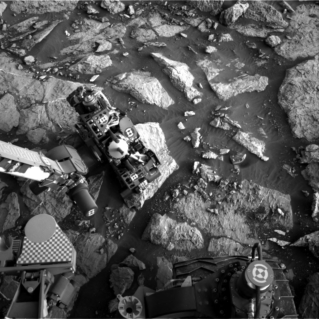 Nasa's Mars rover Curiosity acquired this image using its Right Navigation Camera on Sol 1444, at drive 1020, site number 57