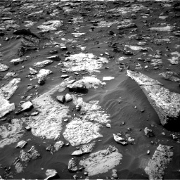 Nasa's Mars rover Curiosity acquired this image using its Right Navigation Camera on Sol 1446, at drive 1266, site number 57