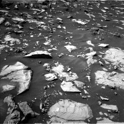 Nasa's Mars rover Curiosity acquired this image using its Left Navigation Camera on Sol 1448, at drive 1440, site number 57