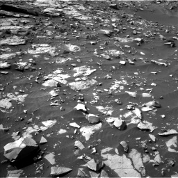 Nasa's Mars rover Curiosity acquired this image using its Left Navigation Camera on Sol 1448, at drive 1530, site number 57
