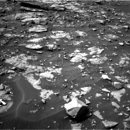 Nasa's Mars rover Curiosity acquired this image using its Left Navigation Camera on Sol 1448, at drive 1536, site number 57