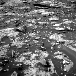 Nasa's Mars rover Curiosity acquired this image using its Left Navigation Camera on Sol 1448, at drive 1548, site number 57