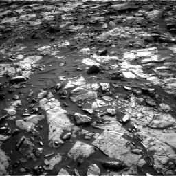 Nasa's Mars rover Curiosity acquired this image using its Left Navigation Camera on Sol 1448, at drive 1684, site number 57