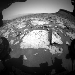 Nasa's Mars rover Curiosity acquired this image using its Front Hazard Avoidance Camera (Front Hazcam) on Sol 1452, at drive 2026, site number 57