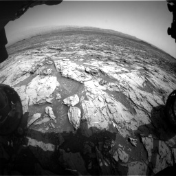Nasa's Mars rover Curiosity acquired this image using its Front Hazard Avoidance Camera (Front Hazcam) on Sol 1452, at drive 2242, site number 57