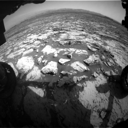 Nasa's Mars rover Curiosity acquired this image using its Front Hazard Avoidance Camera (Front Hazcam) on Sol 1452, at drive 2290, site number 57