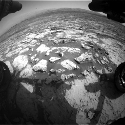 Nasa's Mars rover Curiosity acquired this image using its Front Hazard Avoidance Camera (Front Hazcam) on Sol 1452, at drive 2290, site number 57