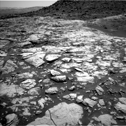 Nasa's Mars rover Curiosity acquired this image using its Left Navigation Camera on Sol 1452, at drive 1972, site number 57