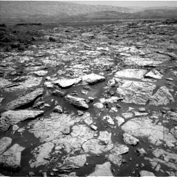 Nasa's Mars rover Curiosity acquired this image using its Left Navigation Camera on Sol 1452, at drive 1978, site number 57