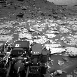 Nasa's Mars rover Curiosity acquired this image using its Left Navigation Camera on Sol 1452, at drive 2002, site number 57