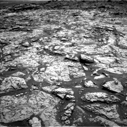 Nasa's Mars rover Curiosity acquired this image using its Left Navigation Camera on Sol 1452, at drive 2056, site number 57