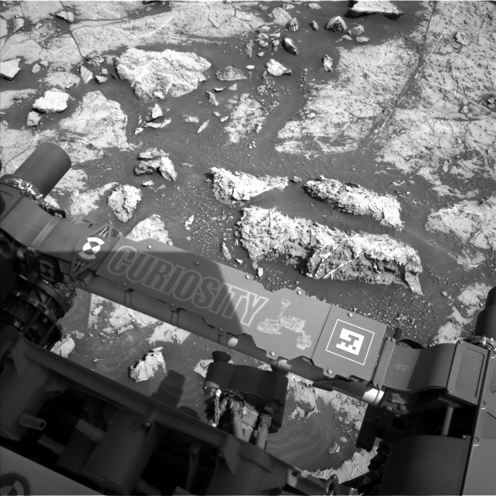 Nasa's Mars rover Curiosity acquired this image using its Left Navigation Camera on Sol 1452, at drive 2296, site number 57