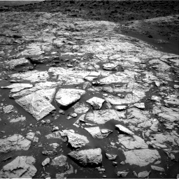 Nasa's Mars rover Curiosity acquired this image using its Right Navigation Camera on Sol 1452, at drive 1990, site number 57