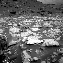 Nasa's Mars rover Curiosity acquired this image using its Right Navigation Camera on Sol 1452, at drive 2002, site number 57